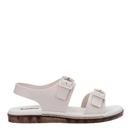 Sandália Melissa Walk Sandal Bege Branco