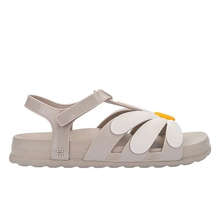 Sandália Melissa Bloomy Sandal Bege Branco