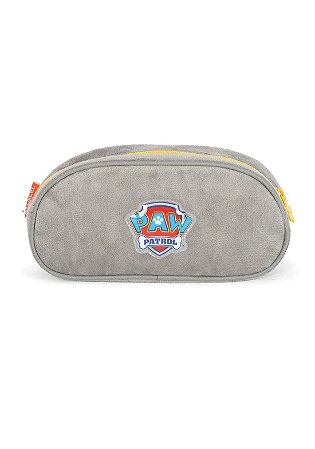Estojo Patrulha Canina Rubble Amarelo Cinza Luxcel