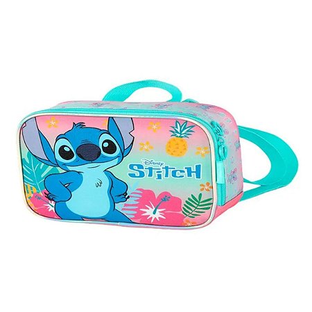 Lancheira Stitch Luxcel Azul LA42383