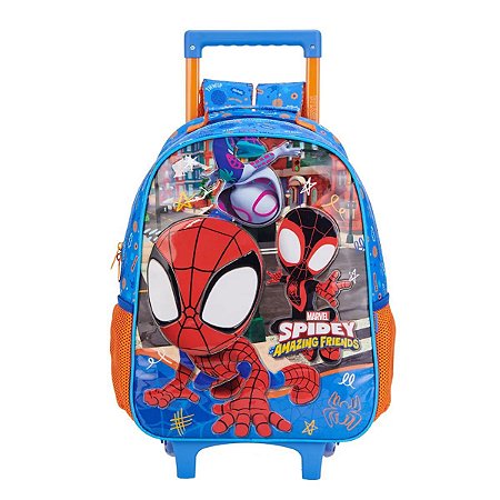 Mochila com Rodas E Alças Spidey Friends 16 Xeryus