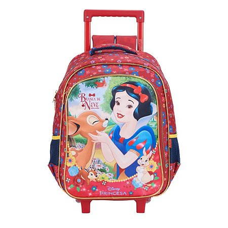 Mochila com Rodas E Alças Branca de Neve Disney 16 Xeryus