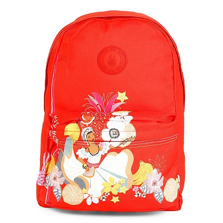 Mochila Farm Xodó Salada Mista Feminina - Vermelho