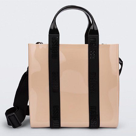 Bolsa Melissa Dulce Bag Bege Preto