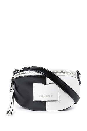 SHOULDER BAG ROCK ELLUS PRETO/BRANCA