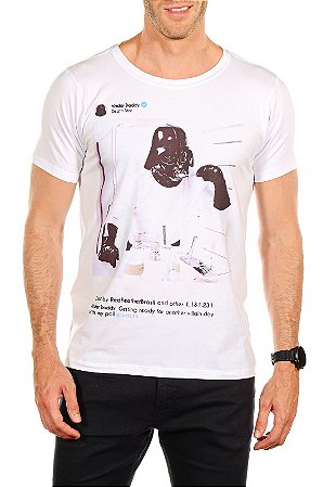 CAMISETA POST DARTH VADER RED FEATHER