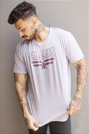 CAMISETA ELLUS COTTON VINTAGE E ASA RETRÔ AZUL MASCULINA