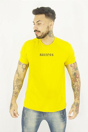 CAMISETA ELLUS SUCESS MASCULINA AMARELA