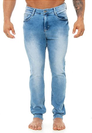 CALÇA RED FEATHER JEANS SKINNY DELAVÊ MASCULINA