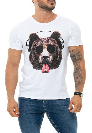CAMISETA RED FEATHER ACID BEAR MASCULINA