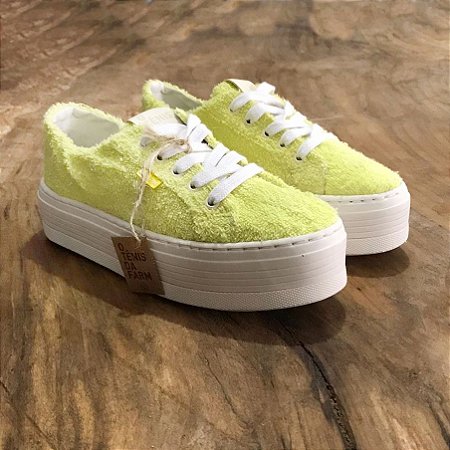 TÊNIS FARM LAJE TOALHA AMARELO