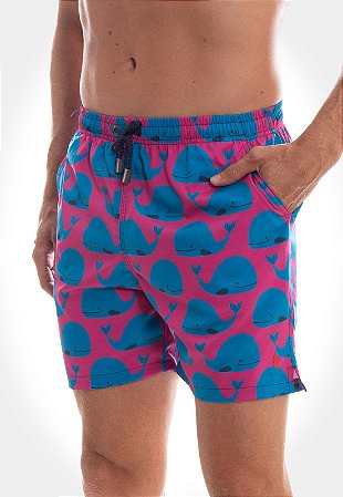 SHORT RED FEATHER SWIM WALE MASCULINO