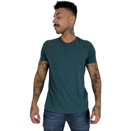 CAMISETA MASCULINA ELLUS COTTON FINE E ASA VERDE