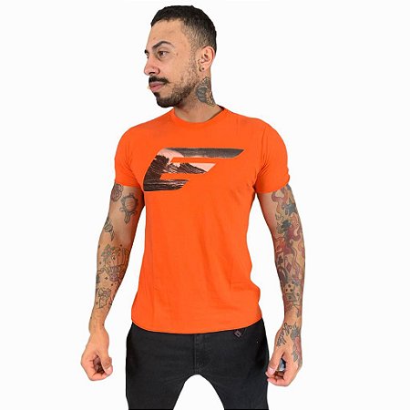 Camiseta Ellus Cotton Fine Wave e Asa Classic