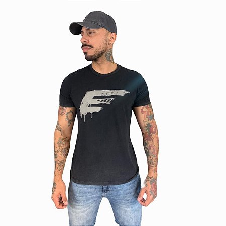 Camiseta Ellus Cotton Washed e Asa Classic