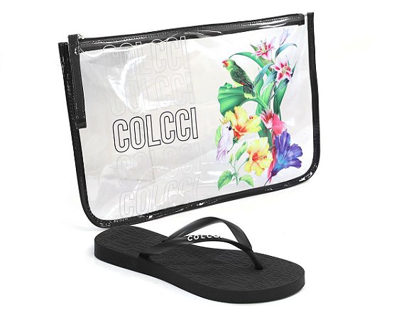 Kit Chinelo Bolsa Colcci Rio Feminino