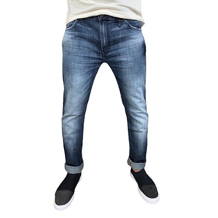 Calça Ellus Overcast Blue Skinny