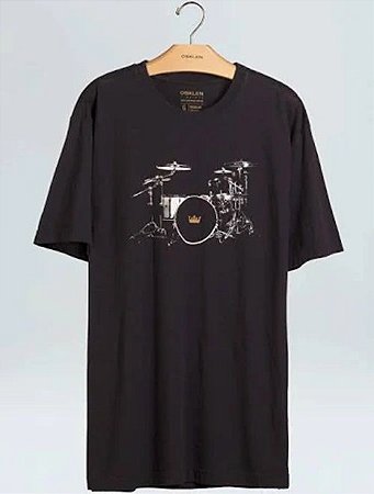 Camiseta Osklen Regular Vintage Drum Kit