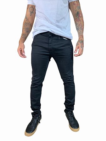 Calça Ellus Slim Storm Elastic E Serifa Preta