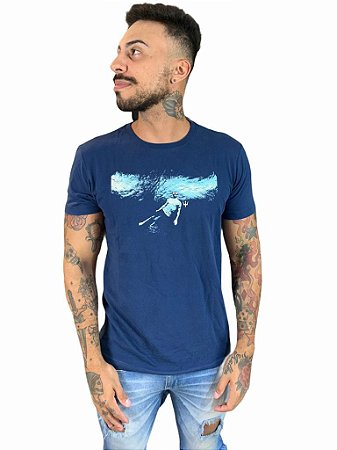 Camiseta Osklen Vintage Fundo do Mar