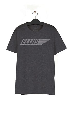 Camiseta Ellus Melange Maxi Italic Classic Masculino