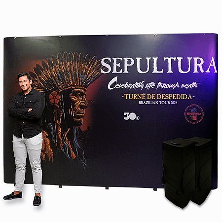 Painel Pantográfico 368x230 Reto Impresso