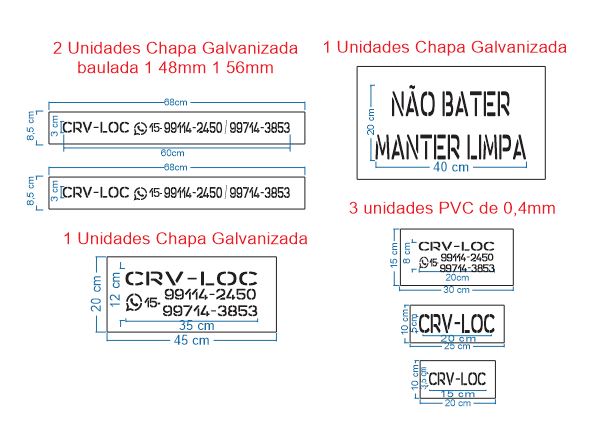 Kit Locação ( CRV- LOC )