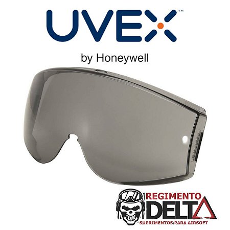 Lente de reposição UVEX  Stealth Supremo Ampla Visão (lente cinza)