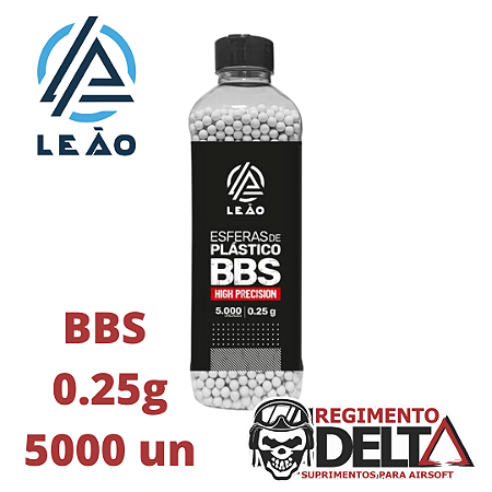 Esferas BBS 0.25g Leão para Airsoft