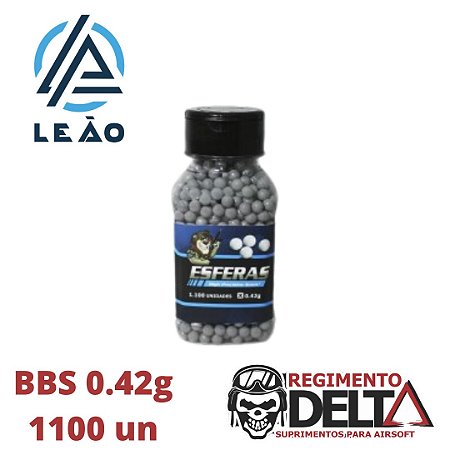 Esferas BBS 0.42g Leão para Airsoft