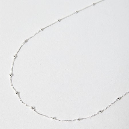 Corrente grumet com bolas 1.9 45cm