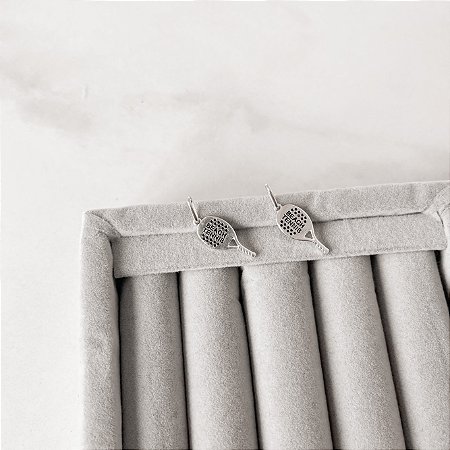 Pingente raquete beach tennis