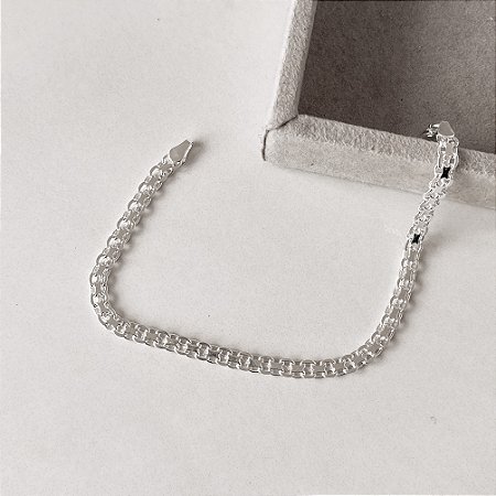 Pulseira cadeado - 19 cm
