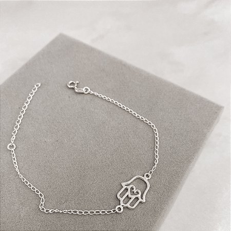 Pulseira mão vazada
