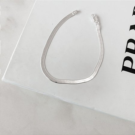Pulseira fita laminada 3.3 mm