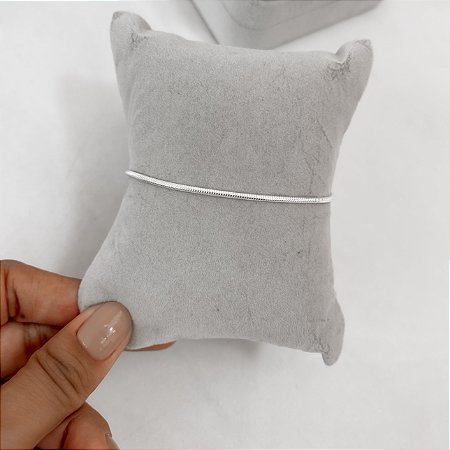 Pulseira corrente rabo de rato 1.5 18,5cm
