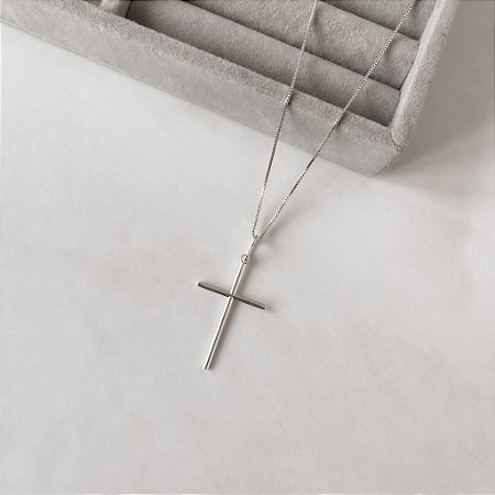 Colar pingente cruz