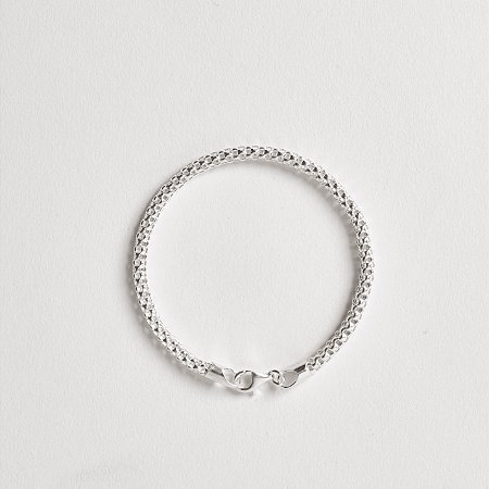 Pulseira corrente pipoca 3.8 19,5cm