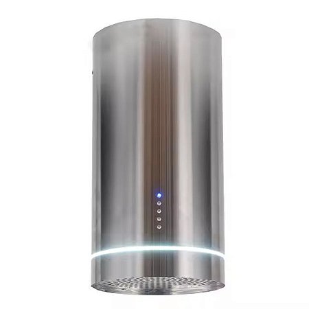 Coifa de Ilha Quartzo 35cm Chaleur Brasil Inox 304 com Depurador e Iluminação LED
