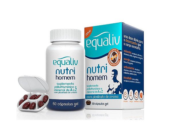 NUTRI HOMEM 60 CÁPSULAS EQUALIV