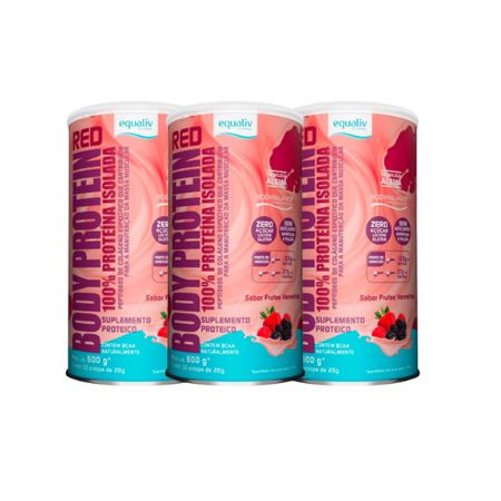 Kit 3 Meses Body Protein RED