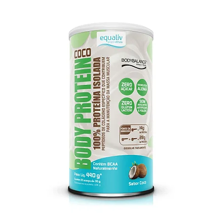 BODY PROTEIN COCO 600G EQUALIV