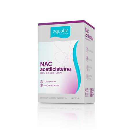 Acetilcisteína 600 mg - 60 Cápsulas