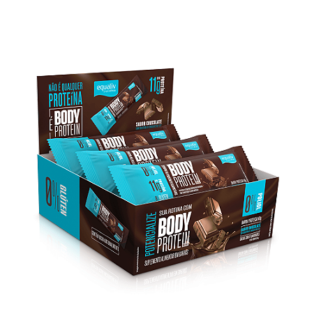 Body Protein Barra - Chocolate 9 un