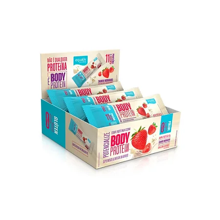 Body Protein Barra - Morango 9 un
