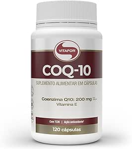Coenzima Q10 - 120 cap (200mg p/ porção) - Vitafor