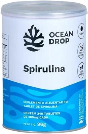 Spirulina Ocean Drop 240 cápsulas