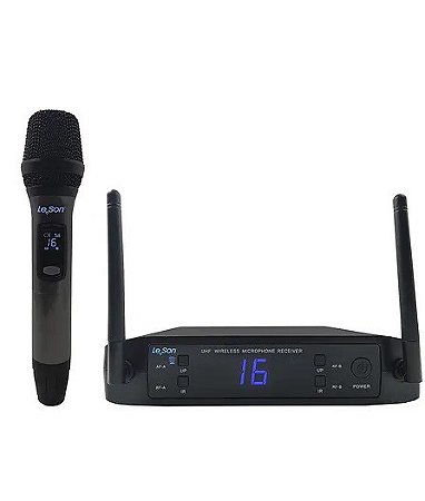 Microfone Sem Fio Le Son LS906 16 Canais Multifrequencia