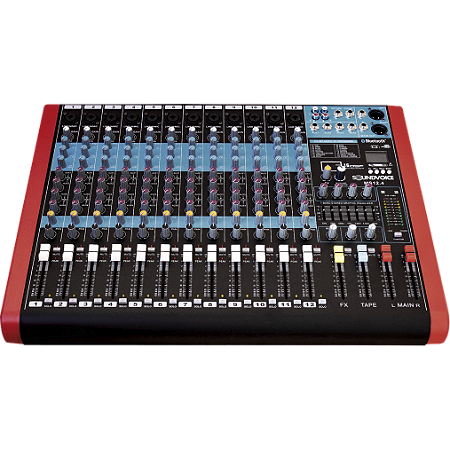 Mesa de Som 12 Canais Soundvoice MS 12.4 EUX