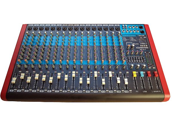 Mesa de Som 16 Canais Soundvoice MS 16.4 EUX